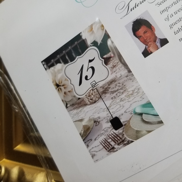 ❗Gatsby Style Black Trim Party/ Wedding Large Table Number Cards❗ - Picture 3 of 3